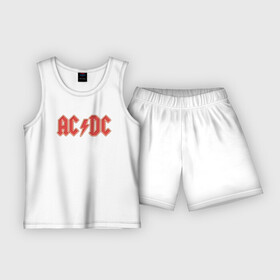 Детская пижама с шортами хлопок с принтом AC DC в Курске,  |  | австралийская | ангус янг | блюз | группа | малькольм янг | рок | рок н ролл | стиви янг | хард