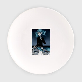 Тарелка с принтом Sally Face в Курске, фарфор | диаметр - 210 мм
диаметр для нанесения принта - 120 мм | sally face | игра | компьютерная игра | лицо | маска | протез | салли фейс | школа | шрамы