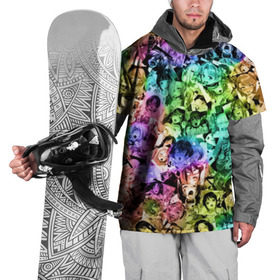 Накидка на куртку 3D с принтом Радуга ахегао в Курске, 100% полиэстер |  | Тематика изображения на принте: ahegao | anime | manga | аниме | ахегао | коллаж | манга | паттрен | цвет