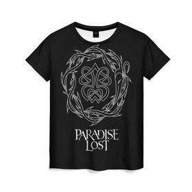 Женская футболка 3D с принтом Paradise Lost в Курске, 100% полиэфир ( синтетическое хлопкоподобное полотно) | прямой крой, круглый вырез горловины, длина до линии бедер | metal | paradise lost | готик метал | готик рок | группы | дум метал | дэт дум | метал | музыка | рок