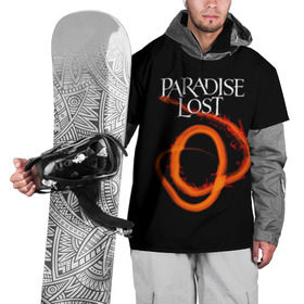 Накидка на куртку 3D с принтом Paradise Lost в Курске, 100% полиэстер |  | Тематика изображения на принте: 
