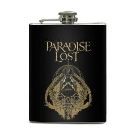 Фляга с принтом Paradise Lost в Курске, металлический корпус | емкость 0,22 л, размер 125 х 94 мм. Виниловая наклейка запечатывается полностью | metal | paradise lost | готик метал | готик рок | группы | дум метал | дэт дум | метал | музыка | рок