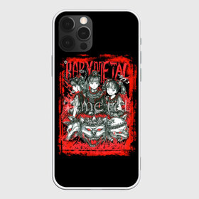 Чехол для iPhone 12 Pro Max с принтом babymetal anime в Курске, Силикон |  | black | metall | аниме | бэбиметал | волки | девочки | рамка | рок | тяжелаямузыка | тянки