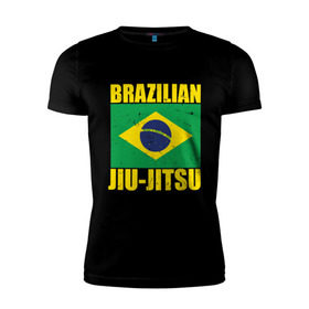 Мужская футболка премиум с принтом Brazilian Jiu Jitsu в Курске, 92% хлопок, 8% лайкра | приталенный силуэт, круглый вырез ворота, длина до линии бедра, короткий рукав | box | boxing | bruce lee | champion | dragon | fight | fighter | judo | muay thai | team | tiger | ufc | али | боевые | боец | бой | бокс | боксер | борьба | брюс ли | воин | дзюдо | дракон | единоборства | искусство | карате | контакт | кулак | лев