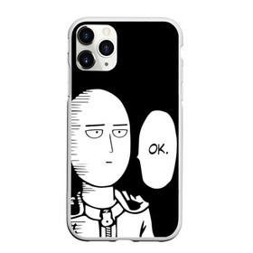 Чехол для iPhone 11 Pro матовый с принтом One Punch Man в Курске, Силикон |  | one punch man | onepunchman | oppai | аниме | ван панч мен | ванпанчмен | манга | сайтама | супергерои | человек один удар