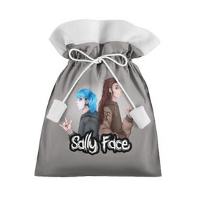 Подарочный 3D мешок с принтом Sally Face в Курске, 100% полиэстер | Размер: 29*39 см | blue | diane | face | fisher | gizmo | henry | johnson | killer | larry | sally | генри | гизмо | джонсон | диана | ларри | лицо | салли | фейс | фишер