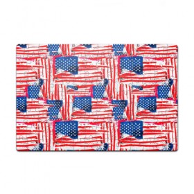 Пазл магнитный 126 элементов с принтом Флаг США Американский стиль в Курске, полимерный материал с магнитным слоем | 126 деталей, размер изделия —  180*270 мм | Тематика изображения на принте: 