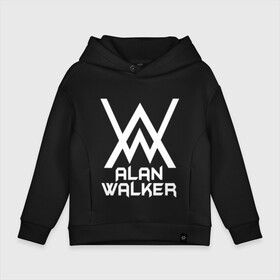 Детское худи Oversize хлопок с принтом Alan Walker в Курске, френч-терри — 70% хлопок, 30% полиэстер. Мягкий теплый начес внутри —100% хлопок | боковые карманы, эластичные манжеты и нижняя кромка, капюшон на магнитной кнопке | Тематика изображения на принте: alan walker | алан валкер | алан волкер | алан уокер | диджей | музыка | музыкант | песни