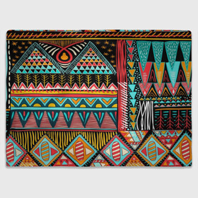Плед 3D с принтом Африканский стиль  в Курске, 100% полиэстер | закругленные углы, все края обработаны. Ткань не мнется и не растягивается | africa | african | pattern | style | trend | африка | африканский стиль | геометрия | мода | орнамент | паттерн | стиль | тренд
