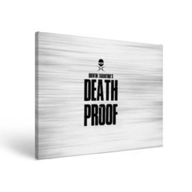 Холст прямоугольный с принтом Death Proof в Курске, 100% ПВХ |  | death proof | quentin | tarantino | квентин тарантино | тарантино