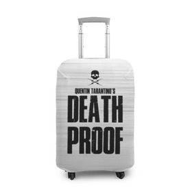 Чехол для чемодана 3D с принтом Death Proof в Курске, 86% полиэфир, 14% спандекс | двустороннее нанесение принта, прорези для ручек и колес | death proof | quentin | tarantino | квентин тарантино | тарантино