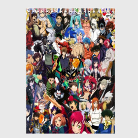 Скетчбук с принтом ANIME HEROES в Курске, 100% бумага
 | 48 листов, плотность листов — 100 г/м2, плотность картонной обложки — 250 г/м2. Листы скреплены сверху удобной пружинной спиралью | anime heroes | gintama | high school dxd | no game no life | one piece | re:creators | satsuriku no tenshi | shokugeki no soma | sword art online | violet evergarden | аниме герои | атака на титанов | б | без игры жизни нет | бездомный бог | 