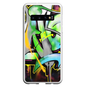 Чехол для Samsung Galaxy S10 с принтом graffity в Курске, Силикон | Область печати: задняя сторона чехла, без боковых панелей | Тематика изображения на принте: felipe pantone | grafity | paint | street art | urban | город | граффити | искусство | кирпичи | краски | рисунки | стена | улицы | уличное искусство