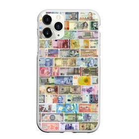 Чехол для iPhone 11 Pro Max матовый с принтом Деньги мира в Курске, Силикон |  | Тематика изображения на принте: chf | eur | gbp | jpy | usd | баксы | банкноты | валюта | доллар | евро | купюры | паунд | рубль. | свисси | финансы | фунт стерлингов | швейцарский франк | японская йена