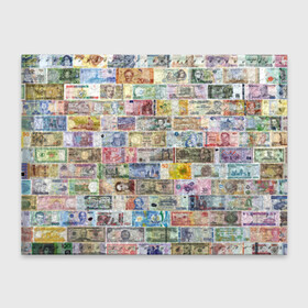 Обложка для студенческого билета с принтом Деньги мира в Курске, натуральная кожа | Размер: 11*8 см; Печать на всей внешней стороне | chf | eur | gbp | jpy | usd | баксы | банкноты | валюта | доллар | евро | купюры | паунд | рубль. | свисси | финансы | фунт стерлингов | швейцарский франк | японская йена