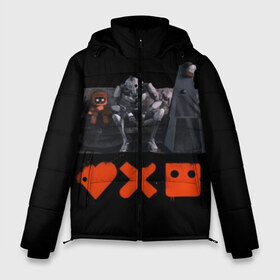 Мужская зимняя куртка 3D с принтом Love Death Robots в Курске, верх — 100% полиэстер; подкладка — 100% полиэстер; утеплитель — 100% полиэстер | длина ниже бедра, свободный силуэт Оверсайз. Есть воротник-стойка, отстегивающийся капюшон и ветрозащитная планка. 

Боковые карманы с листочкой на кнопках и внутренний карман на молнии. | horror | it | love death  robots | netflix | будущее | искусственный интеллект | наука | технологии | фантастика