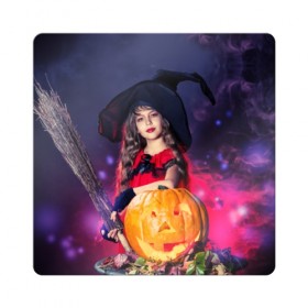 Магнит виниловый Квадрат с принтом Маленькая ведьма в Курске, полимерный материал с магнитным слоем | размер 9*9 см, закругленные углы | beautiful | crimson | cute | dress | girl | gloves | hair | halloween | hat | holiday | little | long | night | pumpkin | red | smoke | witch | ведьма | волосы | д | девочка | держит | дым | красивая | красная | маленькая | малиновый | метла | милая | ноч