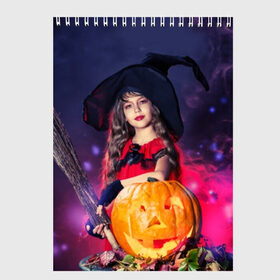 Скетчбук с принтом Маленькая ведьма в Курске, 100% бумага
 | 48 листов, плотность листов — 100 г/м2, плотность картонной обложки — 250 г/м2. Листы скреплены сверху удобной пружинной спиралью | beautiful | crimson | cute | dress | girl | gloves | hair | halloween | hat | holiday | little | long | night | pumpkin | red | smoke | witch | ведьма | волосы | д | девочка | держит | дым | красивая | красная | маленькая | малиновый | метла | милая | ноч