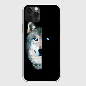 Чехол для iPhone 12 Pro Max с принтом Волк в Курске, Силикон |  | animal | art | blue | day | head | muzzle | night | predator | view | wild | wolf | взгляд | волк | голова | день | дикий | животное | искусство | ночь | синий | хищник