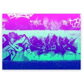 Поздравительная открытка с принтом color neon collection в Курске, 100% бумага | плотность бумаги 280 г/м2, матовая, на обратной стороне линовка и место для марки
 | grafiti | paint | street art | urban | город | граффити | искусство | кирпичи | краски | рисунки | стена | улицы | уличное искусство