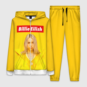 Женский костюм 3D с принтом Billie Eilish в Курске,  |  | bad guy | bellyache | billie eilish | bury a friend | ocean eyes | when we all fall asleep where do we go | билли айлиш | музыка | певица