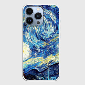 Чехол для iPhone 13 Pro с принтом ВАНГОГ в Курске,  |  | art | impressionism | night | painting | planets | sky | stars | style | van gogh | waves | ван гог | вихрь | волны | живопись | звезды | импрессионизм | искусство | краски | небо | ночь | рисунок | стиль