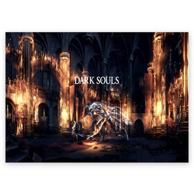 Поздравительная открытка с принтом DARK SOULS в Курске, 100% бумага | плотность бумаги 280 г/м2, матовая, на обратной стороне линовка и место для марки
 | art | artwork | crown | dark soul | dark souls iii | death | digital art | embers | fanatsy | fire | flames | game | mask | skeletons | воин | минимализм | рыцарь | тёмные души