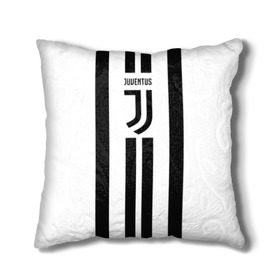 Подушка 3D с принтом Juventus в Курске, наволочка – 100% полиэстер, наполнитель – холлофайбер (легкий наполнитель, не вызывает аллергию). | состоит из подушки и наволочки. Наволочка на молнии, легко снимается для стирки | juventus | ronaldo | роналдо | ювентус