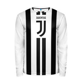 Мужской лонгслив 3D с принтом Juventus в Курске, 100% полиэстер | длинные рукава, круглый вырез горловины, полуприлегающий силуэт | juventus | ronaldo | роналдо | ювентус