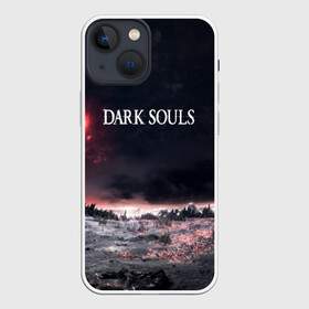 Чехол для iPhone 13 mini с принтом DARK SOULS в Курске,  |  | Тематика изображения на принте: art | artwork | crown | dark soul | dark souls iii | death | digital art | embers | fanatsy | fire | flames | game | mask | skeletons | воин | минимализм | рыцарь | тёмные души