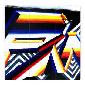 Магнитный плакат 3Х3 с принтом Пантон в Курске, Полимерный материал с магнитным слоем | 9 деталей размером 9*9 см | Тематика изображения на принте: felipe pantone | grafiti | paint | street art | urban | город | граффити | искусство | кирпичи | краски | рисунки | стена | улицы | уличное искусство