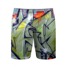 Мужские шорты 3D спортивные с принтом graffiti urban в Курске,  |  | felipe pantone | grafiti | paint | street art | urban | город | граффити | искусство | кирпичи | краски | рисунки | стена | улицы | уличное искусство