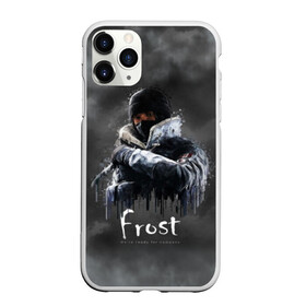 Чехол для iPhone 11 Pro Max матовый с принтом Frost Rainbow Six в Курске, Силикон |  | Тематика изображения на принте: gameplay | mozzie | pvp | r6 | r6s | siege | герой | дым | огонь | осада | пламя | радуга | снайпер | сражения | туман | шутер