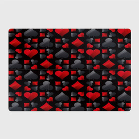 Магнитный плакат 3Х2 с принтом Card suits в Курске, Полимерный материал с магнитным слоем | 6 деталей размером 9*9 см | game | игральные карты | игры | карты | колода | масти | пасьянс | покер | текстура