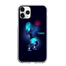 Чехол для iPhone 11 Pro матовый с принтом TENNIS NEON в Курске, Силикон |  | neon | sport | tennis | неон | неоновый | спорт | спортсмен | теннис
