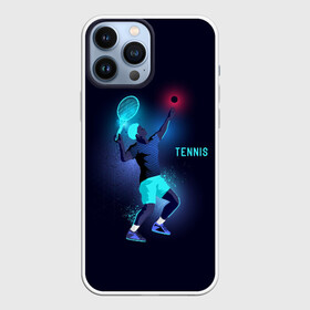 Чехол для iPhone 13 Pro Max с принтом TENNIS NEON в Курске,  |  | neon | sport | tennis | неон | неоновый | спорт | спортсмен | теннис