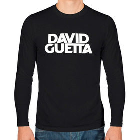 Мужской лонгслив хлопок с принтом David Guetta в Курске, 100% хлопок |  | Тематика изображения на принте: david guetta | guetta | гетта | дэвид гетта