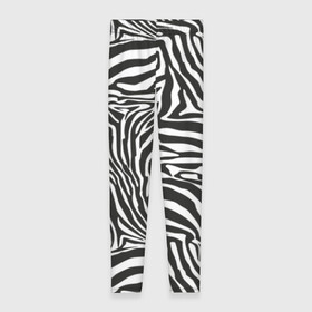 Леггинсы 3D с принтом Полосы зебры в Курске, 80% полиэстер, 20% эластан | Эластичный пояс, зауженные к низу, низкая посадка | abstraction | african | animal | black and white | camouflage | disguise | skin | stripes | zebra | абстракция | африканская | животное | зебры | камуфляж | маскировка | полосы | черно белый