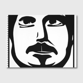 Альбом для рисования с принтом Technique Banger в Курске, 100% бумага
 | матовая бумага, плотность 200 мг. | banger | gng | pasha | rap | street | style | technique