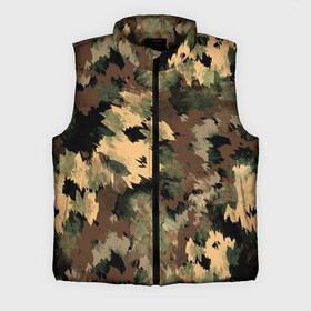 Мужской жилет утепленный 3D с принтом Камуфляж в Курске,  |  | abstraction | army | autumn | brown | camouflage | disguise | fishing | green | khaki | nature | spots | абстракция | армия | зеленый | камуфляж | коричневый | маскировка | осень | охота | природа | пятна | рыбалка | хаки