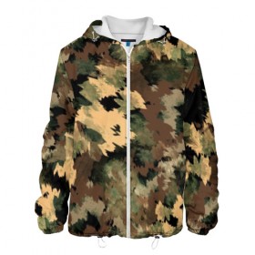 Мужская куртка 3D с принтом Камуфляж в Курске, ткань верха — 100% полиэстер, подклад — флис | прямой крой, подол и капюшон оформлены резинкой с фиксаторами, два кармана без застежек по бокам, один большой потайной карман на груди. Карман на груди застегивается на липучку | abstraction | army | autumn | brown | camouflage | disguise | fishing | green | khaki | nature | spots | абстракция | армия | зеленый | камуфляж | коричневый | маскировка | осень | охота | природа | пятна | рыбалка | хаки