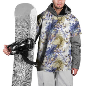 Накидка на куртку 3D с принтом Носороги в Курске, 100% полиэстер |  | Тематика изображения на принте: 