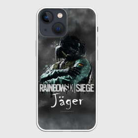 Чехол для iPhone 13 mini с принтом Jager : Rainbow Six в Курске,  |  | gameplay | mozzie | pvp | r6 | r6s | siege | герой | дым | огонь | осада | пламя | радуга | снайпер | сражения | туман | шутер