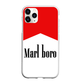 Чехол для iPhone 11 Pro матовый с принтом Мальборо в Курске, Силикон |  | marlboro | мальборо | мода