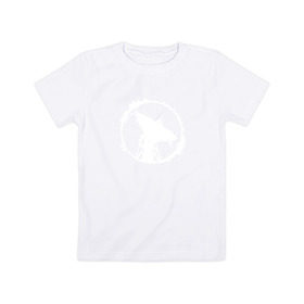 Детская футболка хлопок с принтом ГРОТ в Курске, 100% хлопок | круглый вырез горловины, полуприлегающий силуэт, длина до линии бедер | grot | logo | music | rap | rus | rus rap | грот | лого | музыка | реп