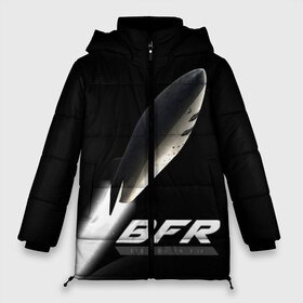 Женская зимняя куртка 3D с принтом BFR (Big Falcon Rocket) в Курске, верх — 100% полиэстер; подкладка — 100% полиэстер; утеплитель — 100% полиэстер | длина ниже бедра, силуэт Оверсайз. Есть воротник-стойка, отстегивающийся капюшон и ветрозащитная планка. 

Боковые карманы с листочкой на кнопках и внутренний карман на молнии | bfr | big falcon rocket | elon musk | falcon 9 | falcon heavy | spacex | илон маск | космический корабль | космос | ракета