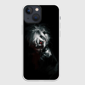 Чехол для iPhone 13 mini с принтом Kaneki Ken выглядывает из темноты в Курске,  |  | ghoul | kaneki | ken | tokyo | гуль | канеки | кен | токийский