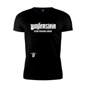 Мужская футболка премиум с принтом Wolfenstein: Youngblood в Курске, 92% хлопок, 8% лайкра | приталенный силуэт, круглый вырез ворота, длина до линии бедра, короткий рукав | Тематика изображения на принте: 