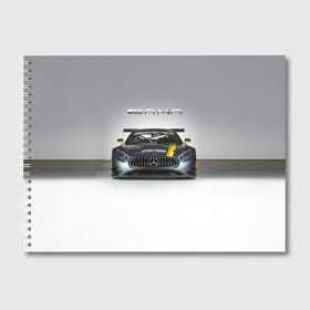Альбом для рисования с принтом AMG Motorsport в Курске, 100% бумага
 | матовая бумага, плотность 200 мг. | Тематика изображения на принте: amg | car | mercedes benz | mersedes | motorsport | power | race | автомобиль | автоспорт | гонка | мерседес | мощь