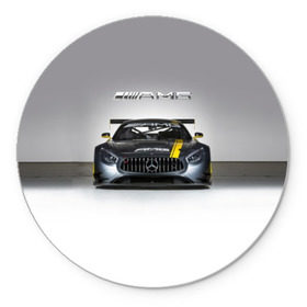 Коврик круглый с принтом AMG Motorsport в Курске, резина и полиэстер | круглая форма, изображение наносится на всю лицевую часть | amg | car | mercedes benz | mersedes | motorsport | power | race | автомобиль | автоспорт | гонка | мерседес | мощь